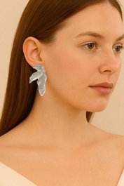Heliophilia Silver Pendientes de Plata con Circonio, Talla única